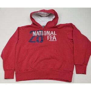 FFA National 1928 Red ¼ Zip Hoodie Sweater Sz L EXCELLENT CONDITION!!!